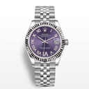 Datejust Roman Index VI and IX Diamond Aubergine Dial 278274 Automatic Watch