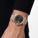 Datejust 126333 Stainless Steel Black Diamond Dial Jubilee Bracelet Automatic Watch