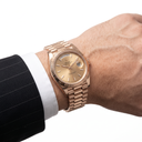 Day-Date 228238 Golden Tone Diamond Dial Men's Watch
