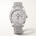 Day-Date 228349 White Gold Meteorite Diamond Dial Men's Watch