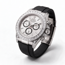 Daytona 126538 White Tone Dial Diamond-set Automatic Men's Watch (Copy)