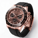Daytona RL 116515 Rose Gold Oysterflex Chocolate Dial Men's Watch
