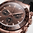 Daytona RL 116515 Rose Gold Oysterflex Chocolate Dial Men's Watch