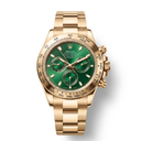 Daytona 116508 Vivid Green Dial Yellow Gold Men’s Watch