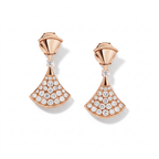 Diva's Dream Full-pavé Pendant Earrings