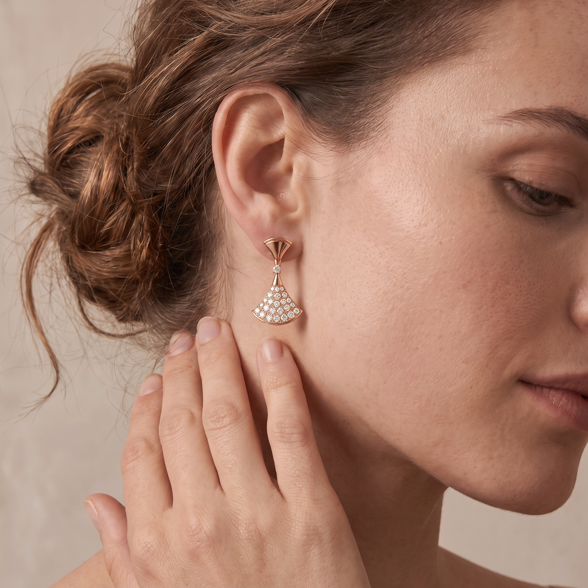 Diva's Dream Full-pavé Pendant Earrings
