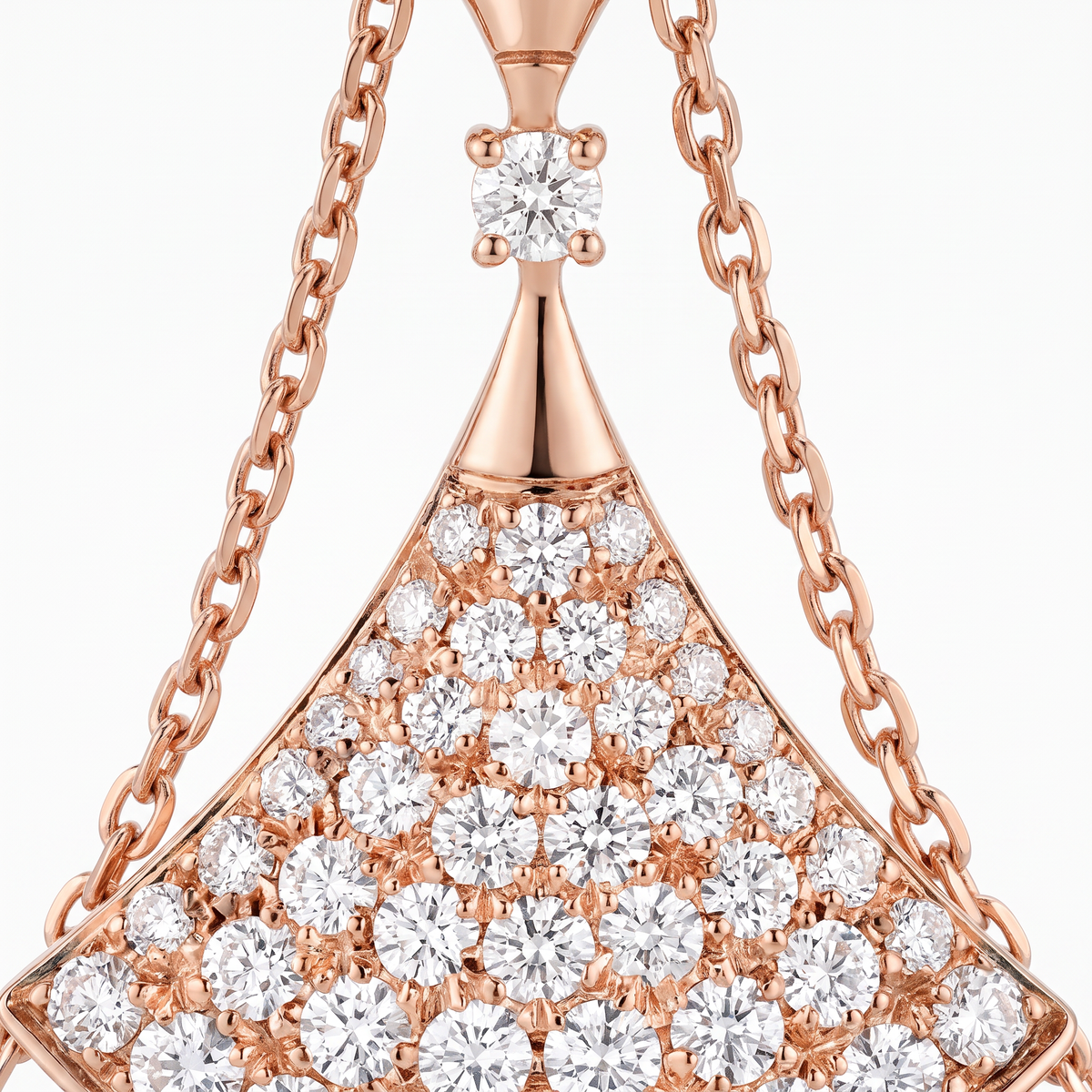 Diva's Dream Full-pavé Pendant Necklace