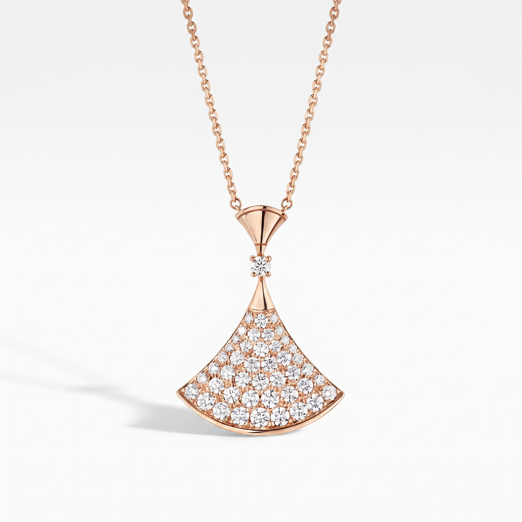 Diva's Dream Full-pavé Pendant Necklace