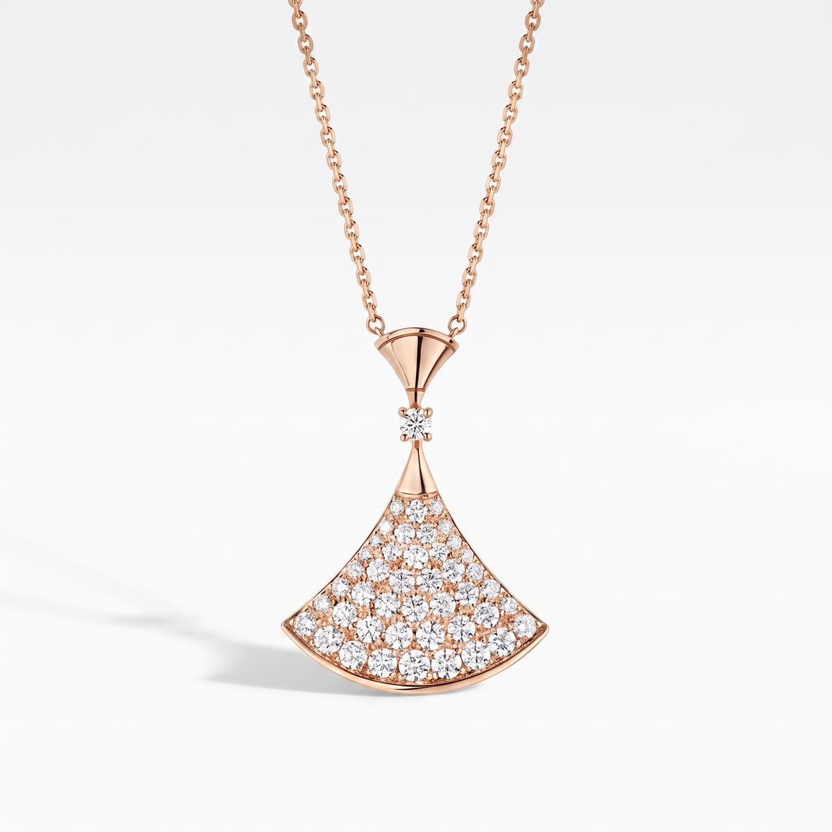 Diva's Dream Full-pavé Pendant Necklace