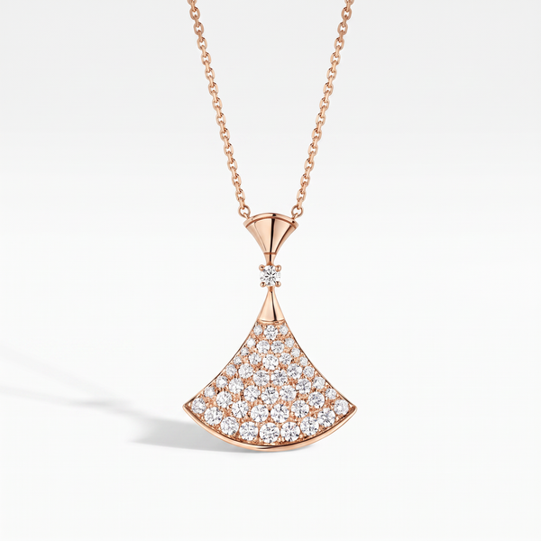 Diva's Dream Full-pavé Pendant Necklace