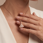 Diva's Dream Full-pavé Pendant Necklace