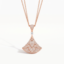 Diva's Dream Full Paved Long Necklace