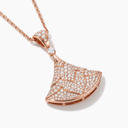 Diva's Dream Full Paved Long Necklace