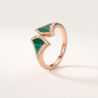 Diva's Dream Malachite Ring