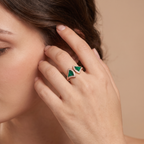 Diva's Dream Malachite Ring