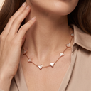 Diva's Dream Mother Of Pearl Fan 10 Motifs Necklace