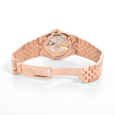 Dweller 127385TBR Oyster Rose Gold Tone White Honeycomb Motif Dial Automatic Watch