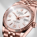 Dweller M127335 Oyster Everose gold White Dial Automatic Watch