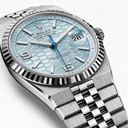Dweller M127336 Ice Blue Honeycomb Motif Dial Oyster Automatic Watch