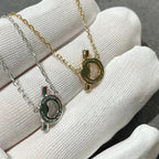 Echapee Necklace Diamond Pave Crystal Luxury Design High Quality