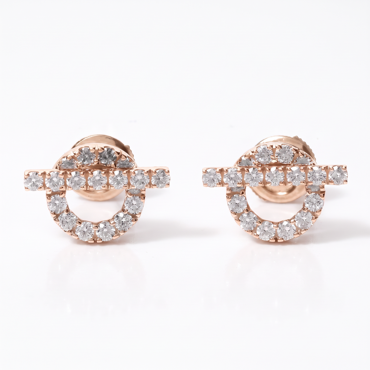 Echappee Full-Paved Mini Stud Earrings