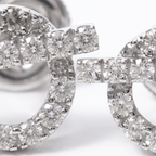 Echappee Full-Paved Mini Stud Earrings