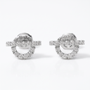 Echappee Full-Paved Mini Stud Earrings