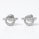 Echappee Full-Paved Mini Stud Earrings