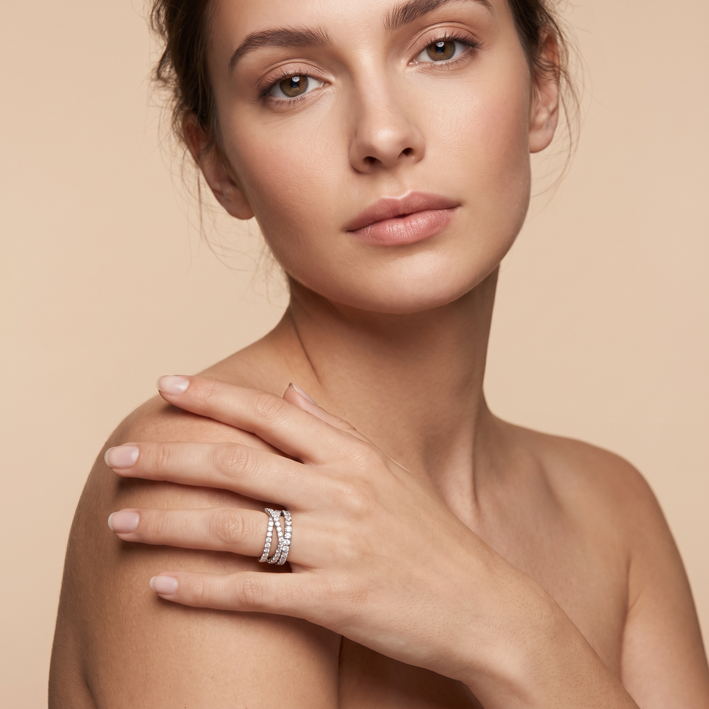 Etincelle De Pavé Ring