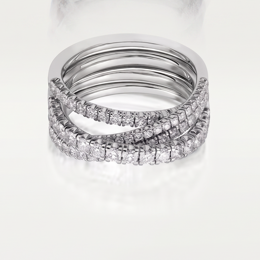 Etincelle De Pavé Ring
