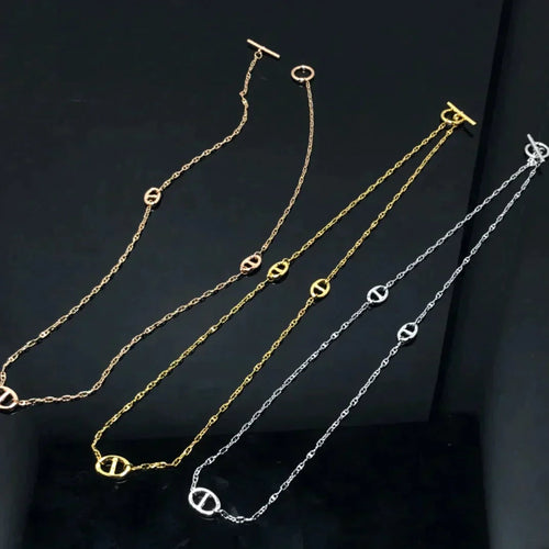 Ever Chaine Necklace Gold/Silver Long Chain High Quality