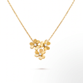 Frivole 3 Flowers Mini Necklace