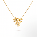Frivole 3 Flowers Mini Necklace