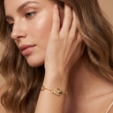 Frivole 5 Flowers Half-Pavé Bracelet