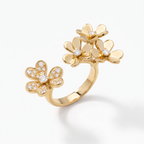 Frivole Flowers Between-the-finger Ring