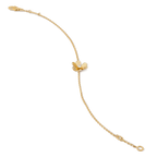Gold Flower Bracelet for Women Cubic Zirconia Mini Model Gift Jewelry