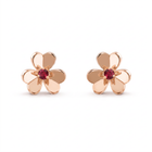 Frivole Mini Flower Gemstone Earrings
