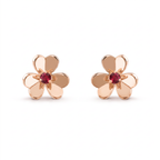 Frivole Mini Flower Gemstone Earrings