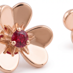 Frivole Mini Flower Gemstone Earrings