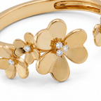 Frivole Seven Flowers Cuff Bracelet