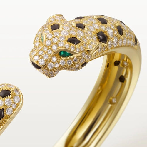 Gold Bracelet of the Panther Queen – Sparkle Touch, Medium model
