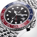 GMT-II 126710 Blue Red Pepsi Bezel Jubilee Automatic Men's Watch