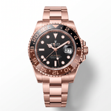 GMT-II 126715CHNR ‘Root beer’ Rose Gold Black Dial Automatic Watch