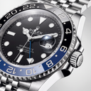 GMT-II  Steel Black Blue Batman Bezel Jubilee Bracelet Men's Watch
