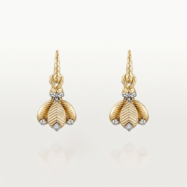Grain De Café Drop Earrings