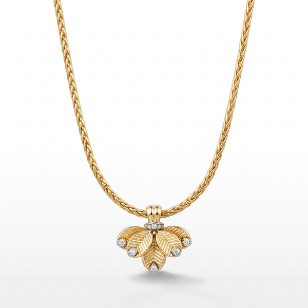 Grain De Café Pendant Necklace