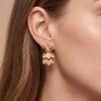 Grain De Café Stud Earrings