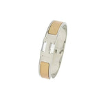H Champagne Bracelet Bangle Champagne Gold Enamel High Quality