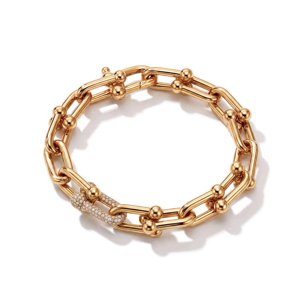 HardWear Link Pavé Diamonds Bracelet