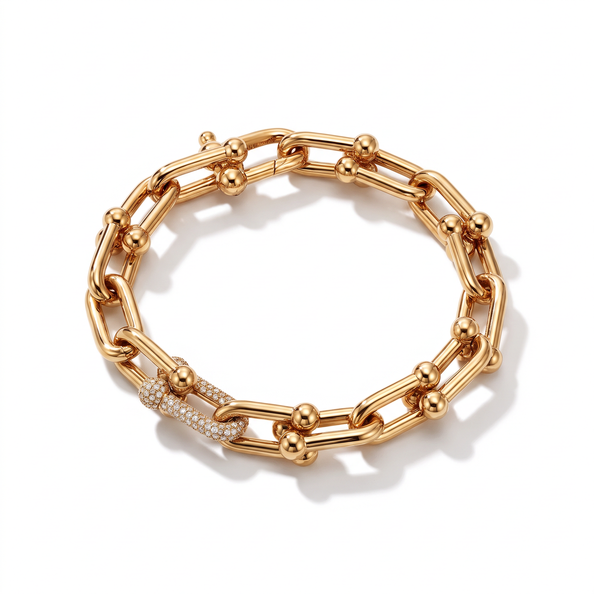 HardWear Link Pavé Diamonds Bracelet